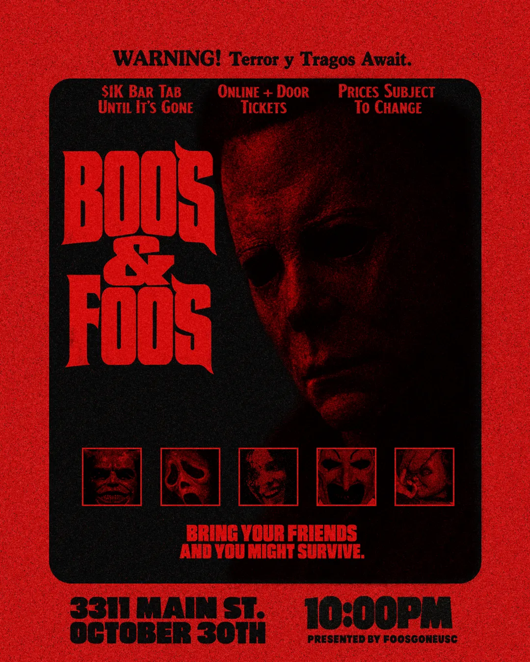 BOOS AND FOOS - FOOSGONEUSC