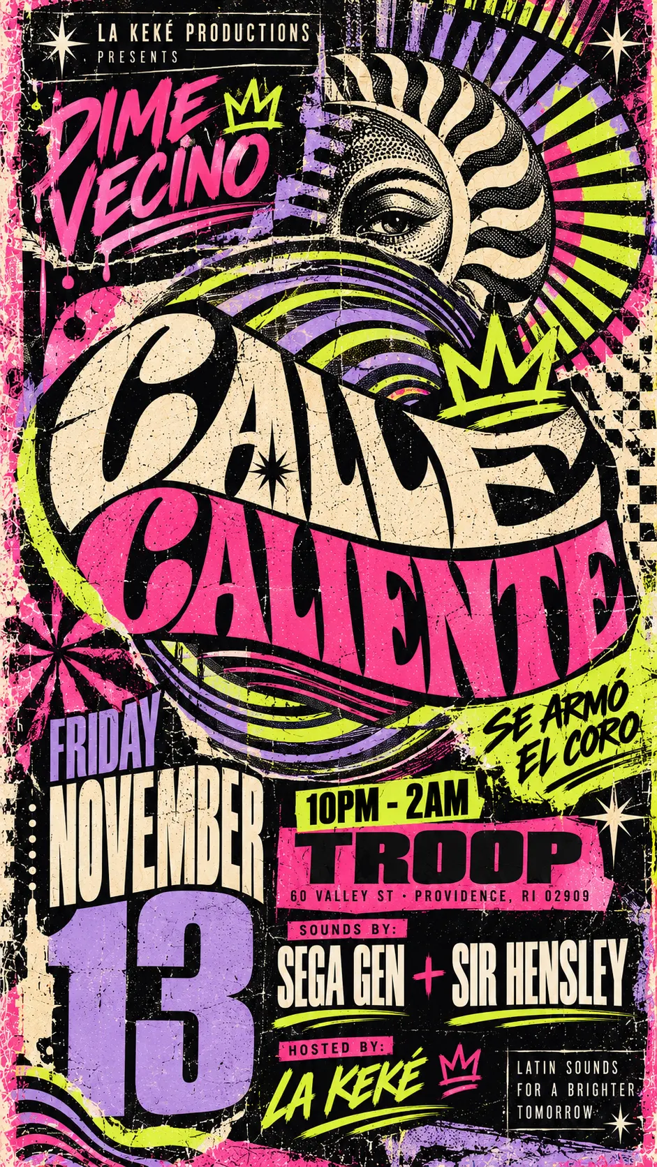 Calle Caliente Latin Night Ft. Sega Genn & Hensley