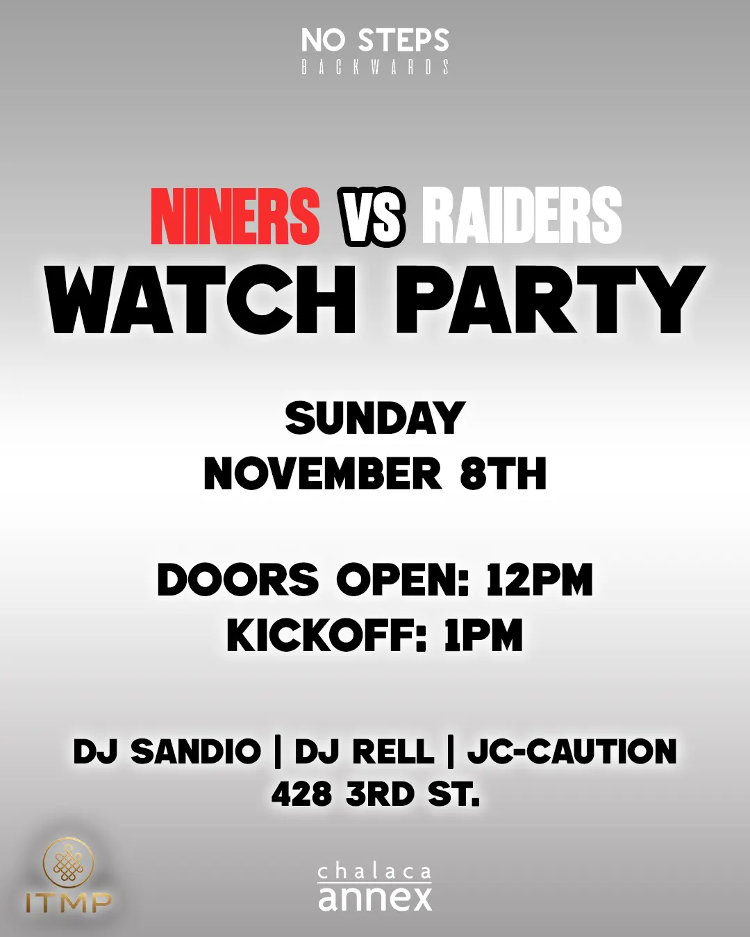Niners vs. Raiders Watch Party