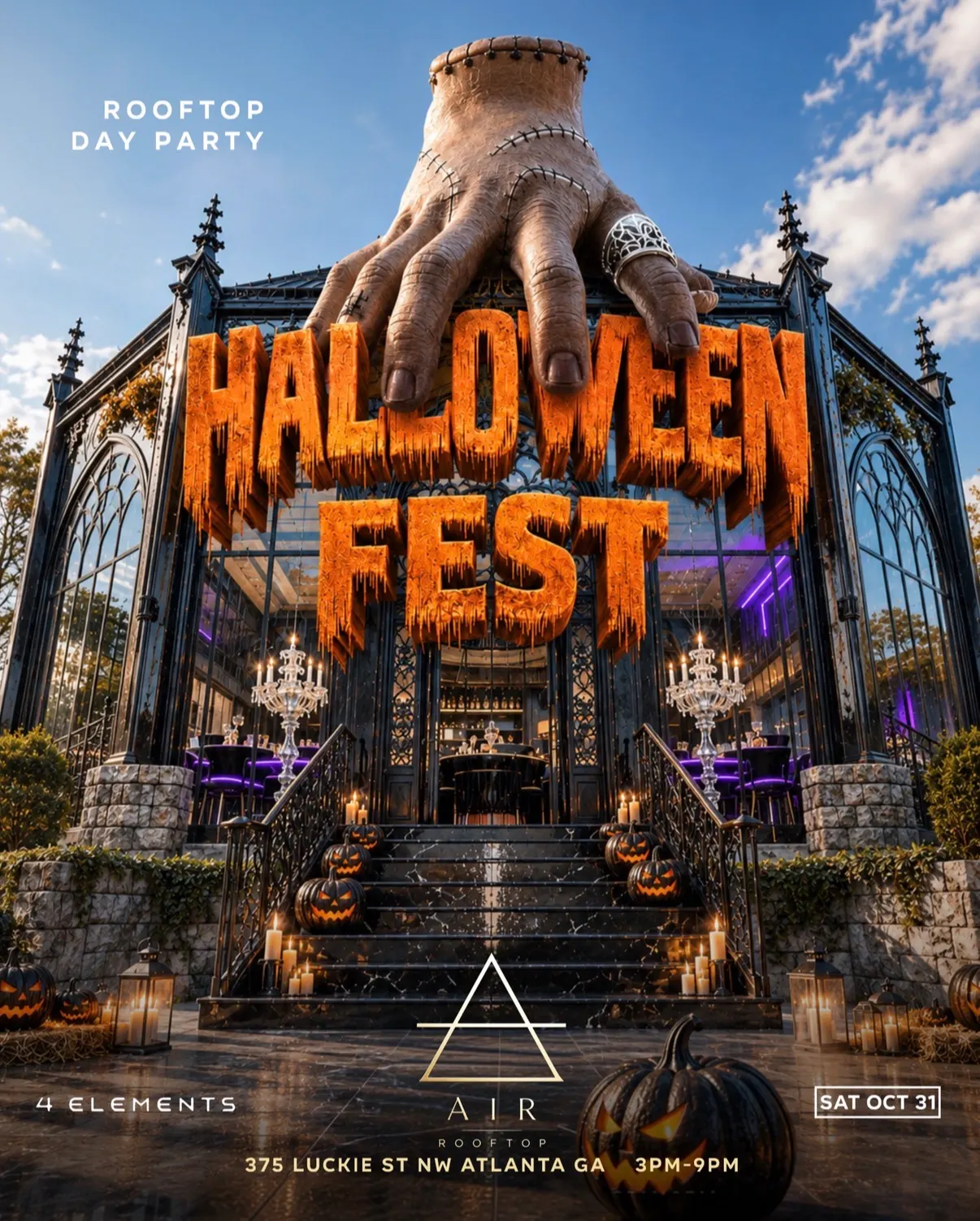 #1 SATURDAY ROOFTOP DAY PARTY : HALLOWEEN FEST