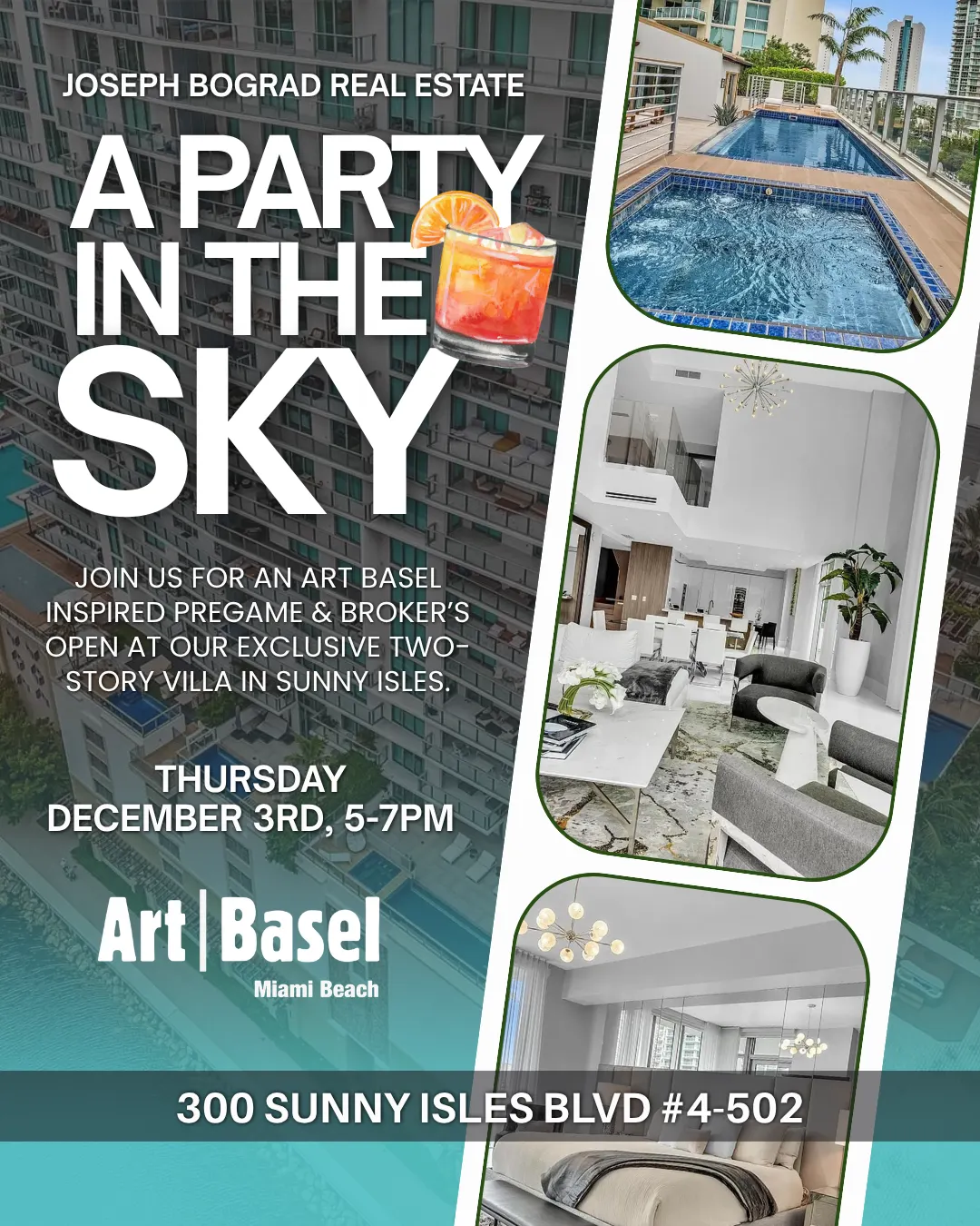 A Party in the Sky - Art Basel Broker Open