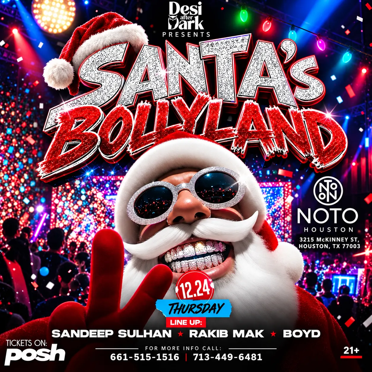 SANTA'S BOLLYLAND BY DESI AFTER DARK