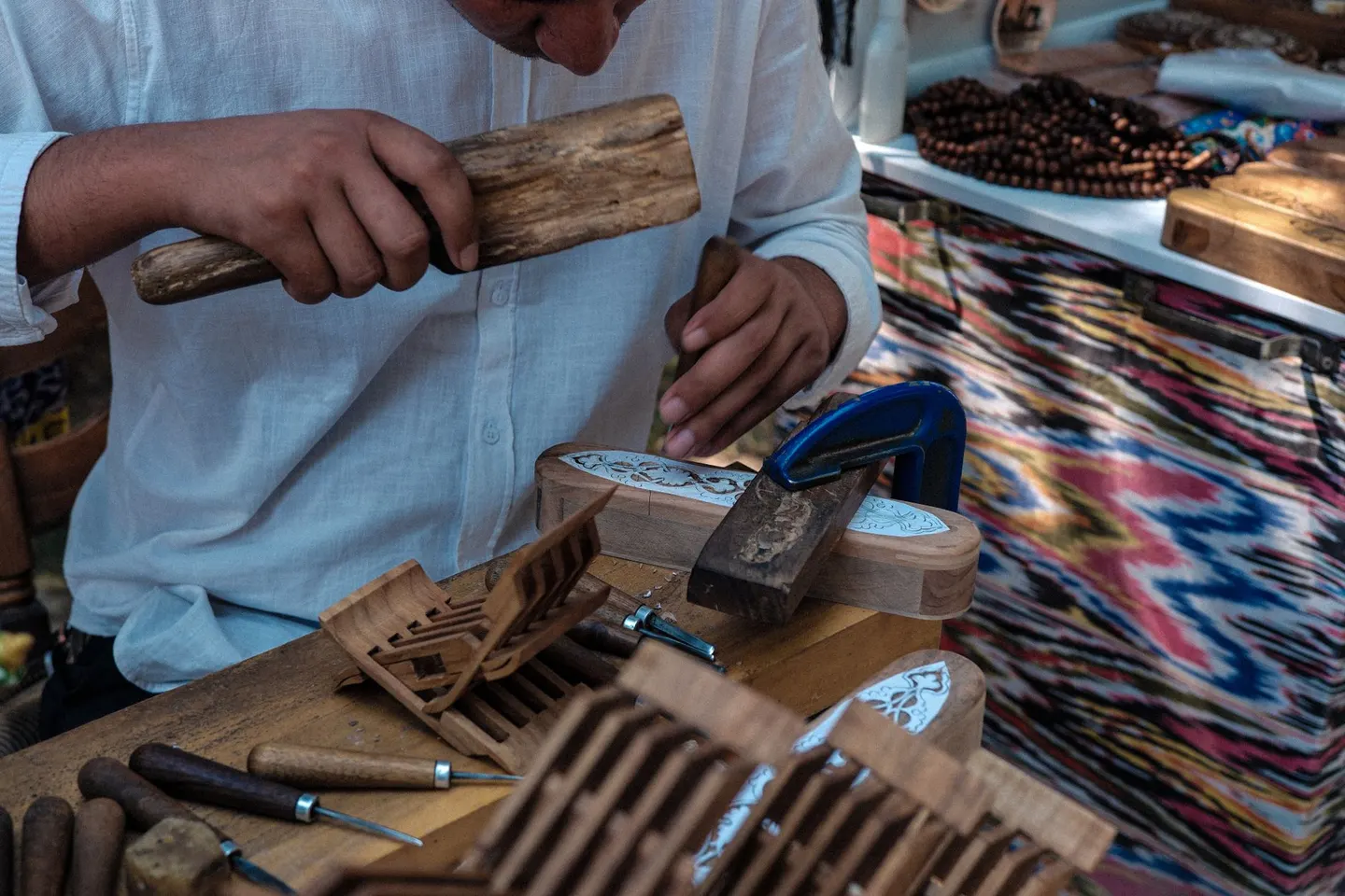 Laboratorio textil con Galiana