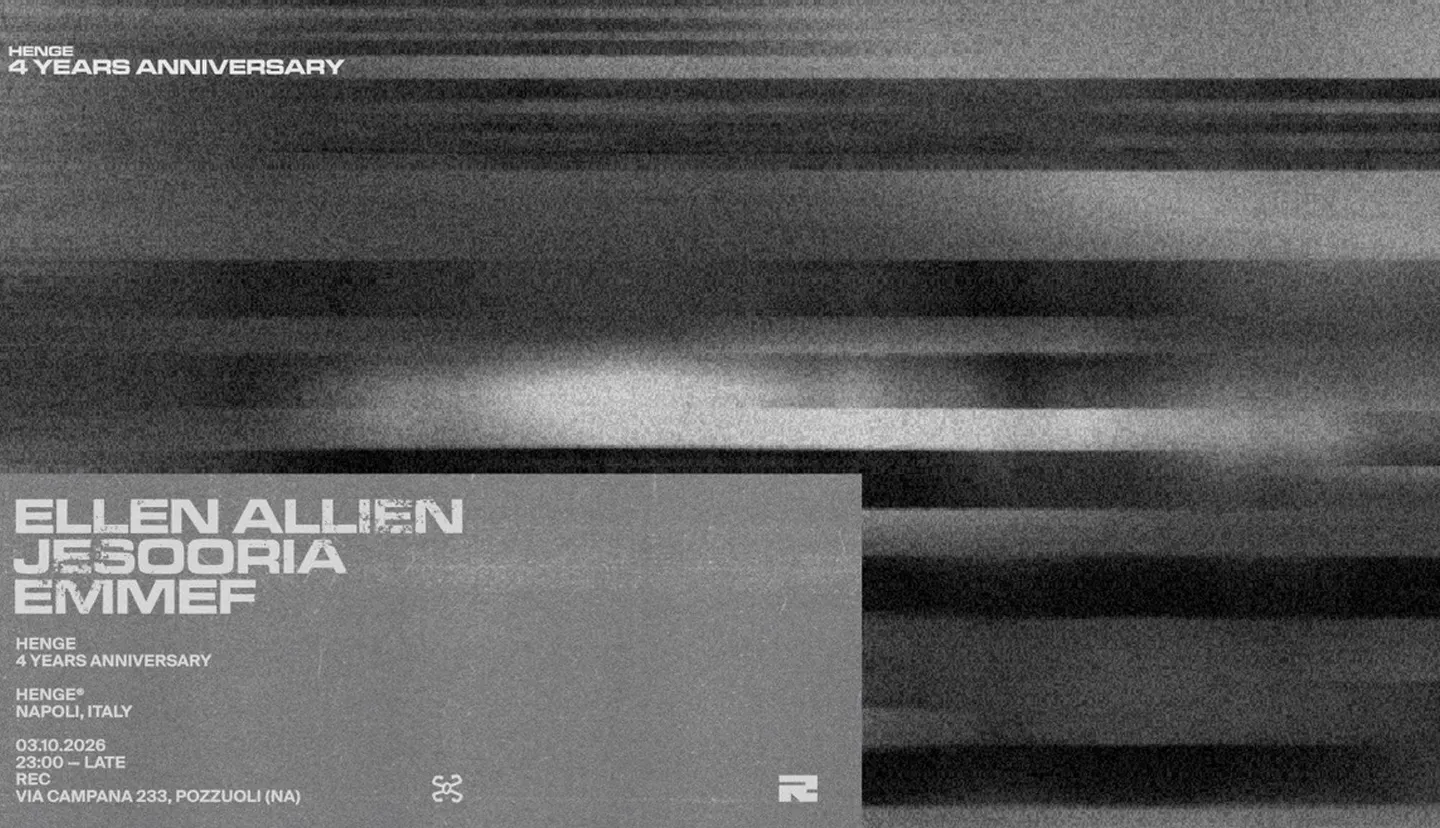 HENGE at REC Ellen Allien, Jesooria, Emmef
