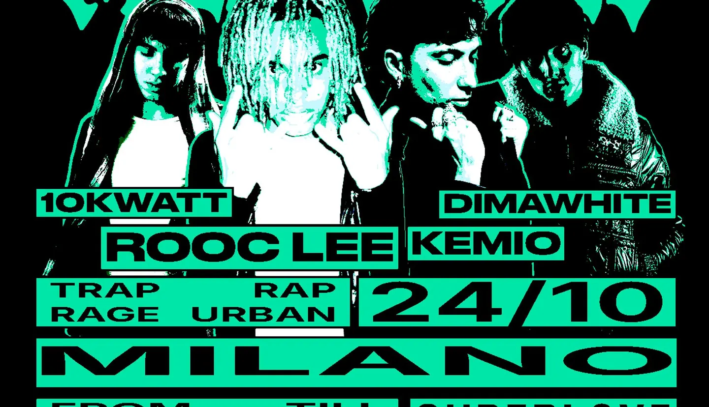 MILLY ROOKIES : Live by ROOC LEE + 10KWATT + KEMIO + DIMAWHITE @ MILLY ROCK MILANO