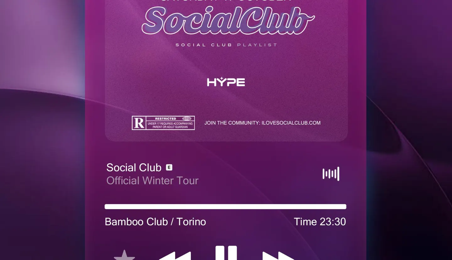SOCIAL CLUB x BAMBOO: one night only