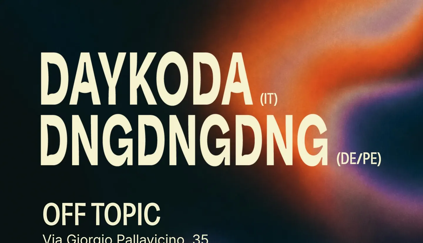 TMM: DAYKODA (IT) + DNGDNGDNG (DE/PE)