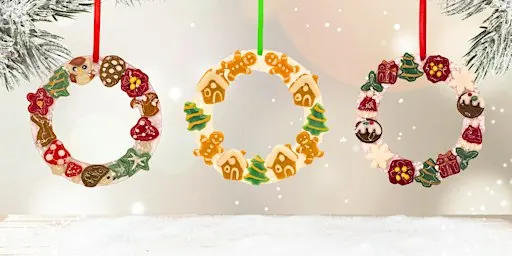 Fused Glass Festive Wreath