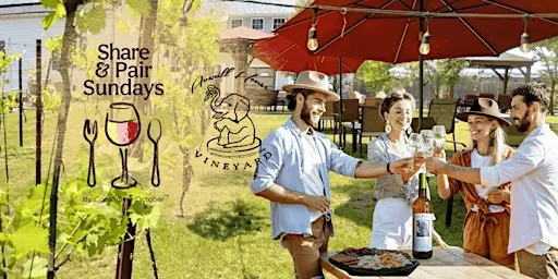 Share and Pair Sunday at Averill House Vineyard an all inclusive event