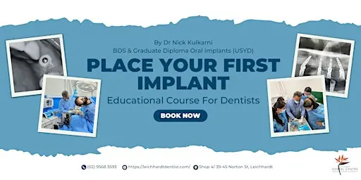 PLACE YOUR FIRST DENTAL IMPLANT: 2-Day Course