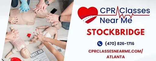 AHA BLS CPR & FIRST AID Class Stockbridge- CPR Classes Near Me Stockbridge