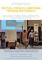 Practical Strength & Conditioning for Rehab Professionals (Bratislava)