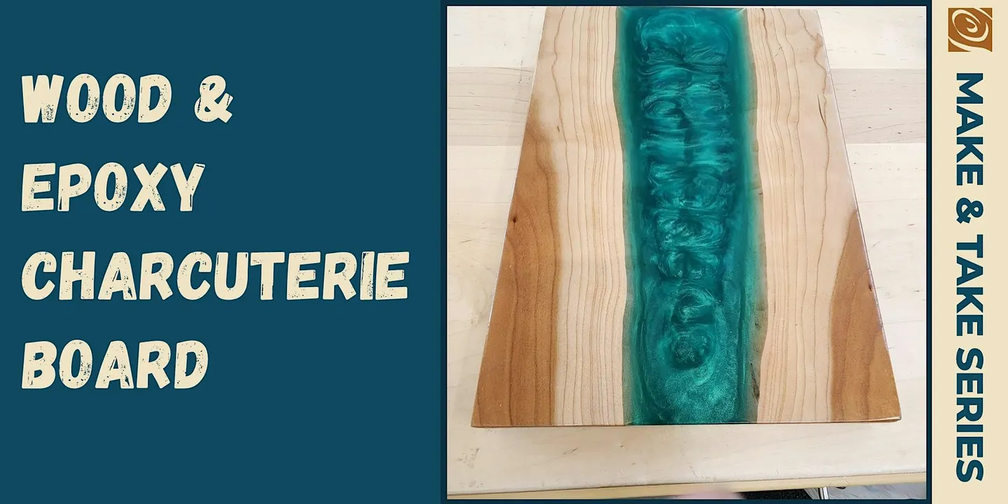 Wood & Epoxy Charcuterie Board
