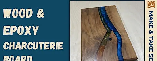 Wood & Epoxy Charcuterie Board