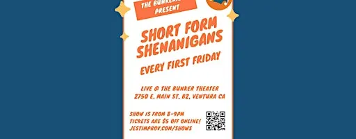 Jest Improv's First Friday Show: Short Form Shenanigans!