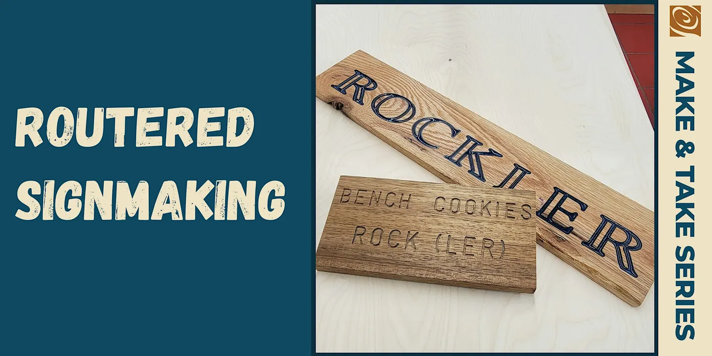 Routered Sign Make & Take