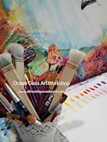 Ocean Oasis - Large Art Mixed Media Multi Session Art Workshop Worongary