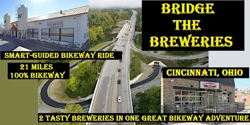 BRIDGE THE BREWERIES Smart-Guided Bikeway Ride - Cincinnati, Ohio