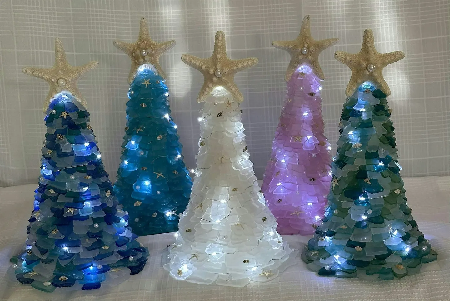 Light Up Sea Glass Tree or Succulent Class