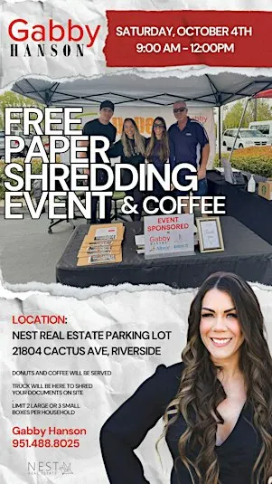 Free Community Paper Shredding Event