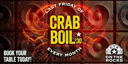 Crab Boil Dinner at On The Rocks