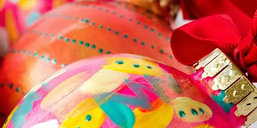 Festive Glass Bauble Painting Session