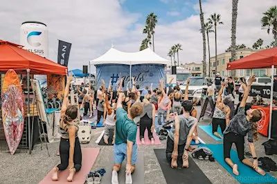 Free Fitness Classes at the Super Girl Surf Festival