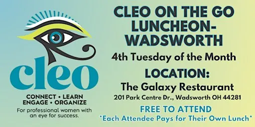 2026 CLEO on the Go Luncheons - Wadsworth