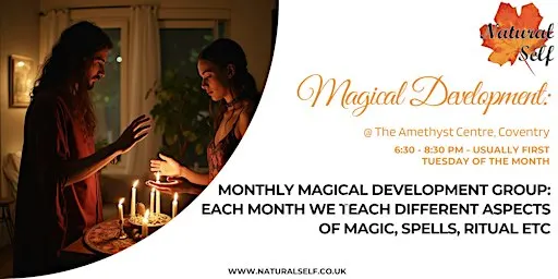 Intro to Paganism & Magic - different topics each Month
