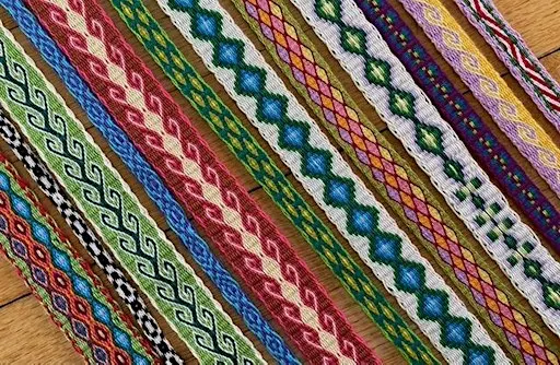 Introduction to Tablet Weaving with a Threaded In Design on an Inkle Loom
