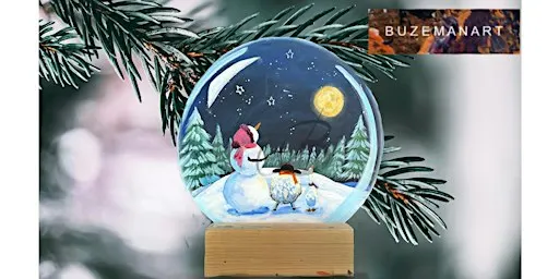 Snow Globe painting class @ Waters’ Edge Visitor Centre, Humberside