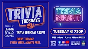 Trivia Night | Dave & Buster's - Killeen TX - TUE 730p @LeaderBoardGames