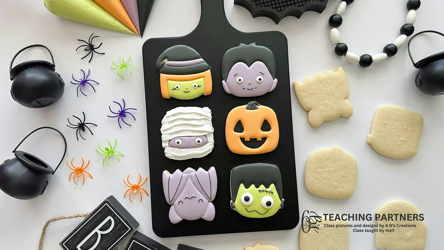 Silly Spooks Adult Beginner Cookie Decorating Class!