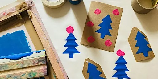 Screen Printing: Christmas Cards, Wrapping Paper & Tags