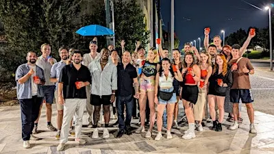 Athens Party Pub Crawl w/ 1-hour Open Bar & VIP Club Access