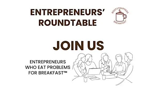 Bootstrappers Breakfast in Redwood City for Silicon Valley Founders