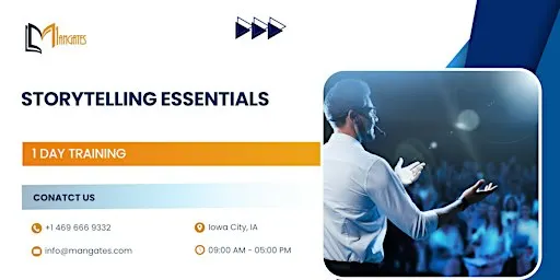 Storytelling Essentials: 1 Day Writing Training in Iowa City, IA