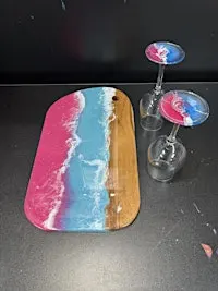 Ocean-inspired charcuterie boards at Hawaii Fluid Art – Johns Creek