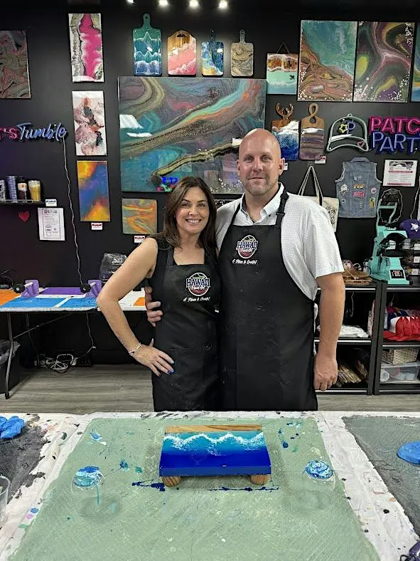 Friday Night Date Night at Hawaii Fluid Art – Johns Creek