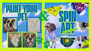Paint Your Pet AND Pet Bandana Spin Art at Launchpad Brewery Aurora