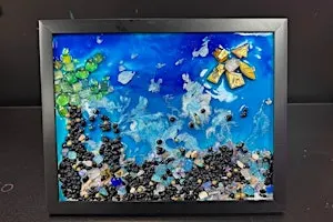 Mosaic Glass Frames at Hawaii Fluid Art – Johns Creek