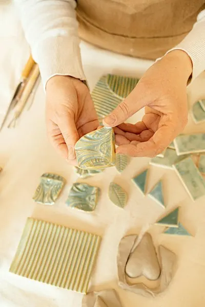 DIY Botanical Clay Ornament in Raleigh