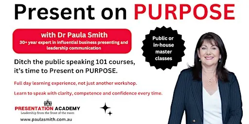 Public Speaking - Business Presentation Skills Perth - with Dr Paula Smith
