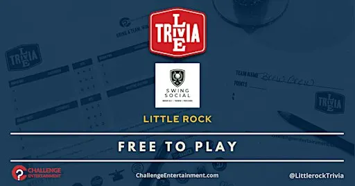 Weekly Live Trivia Nights at Swing Social - Little Rock