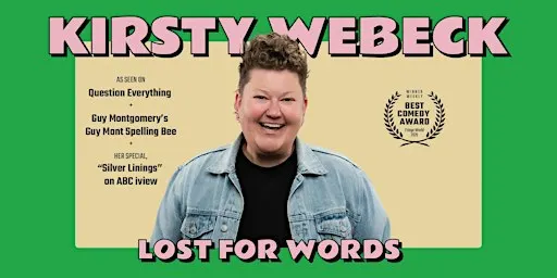 KIRSTY WEBECK: LOST FOR WORDS - BALLARAT