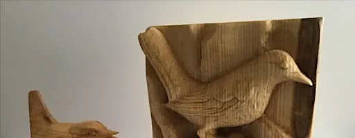 Wood Whittled Birds, Woods Mill (100337035)