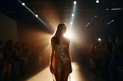 Fashion Show During London Fashion Week