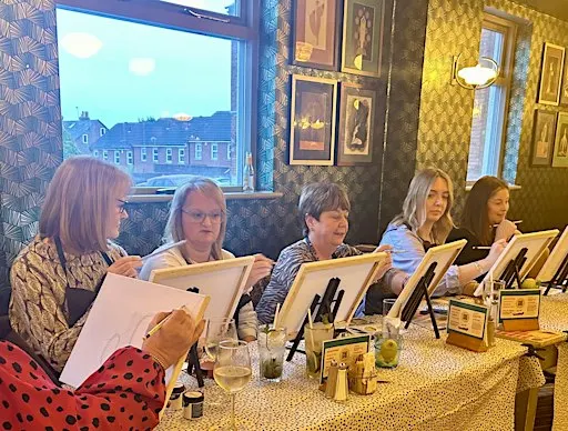 Cocktails on Canvas: The ‘Chicken Wine’ Gift | Sip & Paint Sutton Coldfield