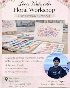Loose Watercolor Floral Workshop