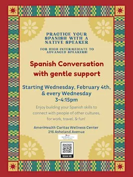 ¡Hablamos español! Conversational Spanish w/ Native Speaker at ACNC (Free)